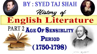 History Of English Literature | Age of Sensibility /Full Explanation Hindi / Urdu