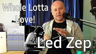 Drum Teacher Reacts: John Bonham 'Whole Lotta Love' - Led Zeppelin (Isolated Drum Track)