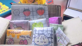 [Gói hàng] Gói hàng squishy giấy 🌷📦🍓|Mimi Channel