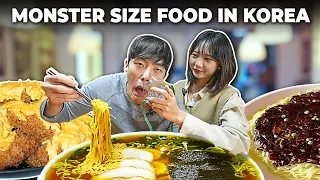 I Tried MASSIVE Food Challenges in Korea