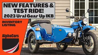 What You Should Know About The 2023 Ural Gear Up IKB Blue: Features, Improvements, and Test Ride!