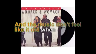 Womack & Womack - Teardrops [Lyrics Audio HQ]
