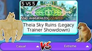 Casual vs Extreme Legacy Trainer Showdown | Pokemon UNITE clips