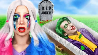 Birth to Death of Harley Quinn and Joker! Superheroes In Real Life