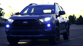 👉 AT NIGHT: 2020 Toyota RAV4 TRD Interior & Exterior Lighting Overview + Night Drive