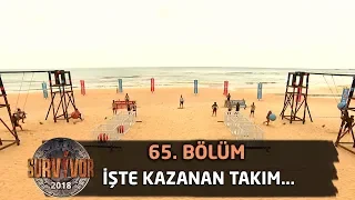 Bayrak yarışında nefesler tutuldu! İşte kazanan takım...  | 65. Bölüm | Survivor 2018