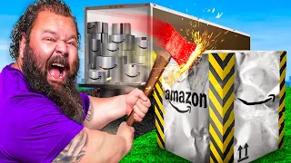 World's STRONGEST Man VS UNBREAKABLE Amazon Items!