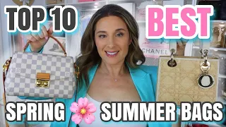 THE 10 BAGS I WILL BE REACHING FOR IN SPRING 🌸AND SUMMER!! ☀️LOUIS VUITTON, YSL, DIOR AND CHANEL