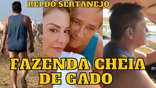 Leonardo e sua ESPOSA Poliana Rocha mostram a FAZENDA e recebem a FAMÍLIA do Léo