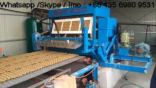 4×4 1800-2500pcs egg tray per hourbrick oven production line