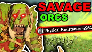 Can I Save the World Using Only Savage Orcs in Total Warhammer 3?