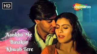 I Lov U Aankho Me Basakar Khwab Tere | Ajay Kajol Movies | 90s Love Song