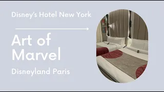 Disney’s Hotel New York Art of Marvel Empire State Club Room Tour at Disneyland Paris
