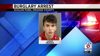 Man arrested for burglary in Orange County