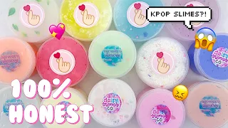 UNDERRATED INSTAGRAM SLIME SHOP REVIEW! BEST KOREAN COATED CLEAR SLIME?