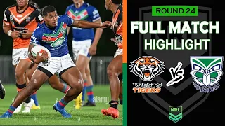 Wests Tigers V New Zealand Warriors | FULL TIME  HIGHLIGHT | ROUND 24 | NRL 2023