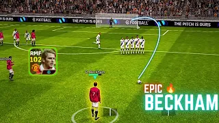 BECKHAM 102 EPIC CARD is 🥶 - Bend it Like Beckham 🪄 Review eFootball 2024 Mobile