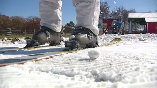 Weeks before Halloween, Minnesotans hit ski slopes