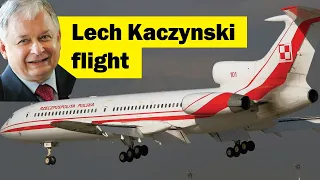 Smolensk, Lech Kaczyński flight, Tu-154. 10 april 2010. Air crash reconstruction.