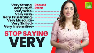 Stop Saying VERY - Learn Better Alternative English Phrases #shorts Don’t Be A Word Bore!