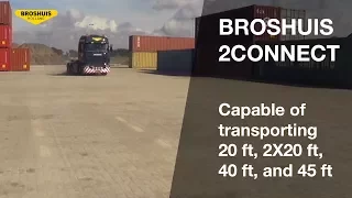 Broshuis 2CONnect high flexible container chassis