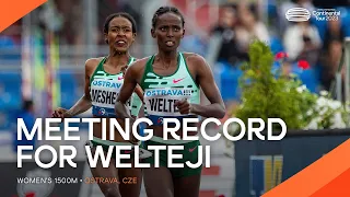 Welteji kicks to 1500m meeting record in Ostrava | Continental Tour Gold 2023