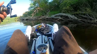 Bass Fishing New Portion of the CT. River is Shallow (Tourney Practice)