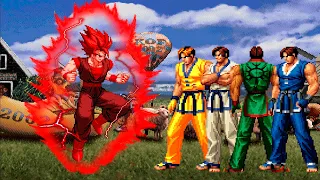 [KOF Mugen] Evil Goku vs Kim Kaphwan Team