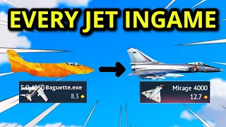 1 KILL WITH EVERY JET INGAME (from low tier to Top tier france)