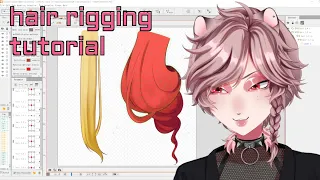 [Live2D Tutorial} Advanced Hair Rigging with Warp Deformers