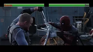 Deadpool vs Ajax...with healthbars