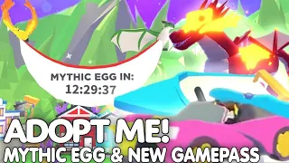 NEW MYTHIC EGG +NEW GAMEPASS! ADOPT ME MYTHIC EGG RELEASE DATE! MYTHIC UPDATE EVENT +INFO ROBLOX