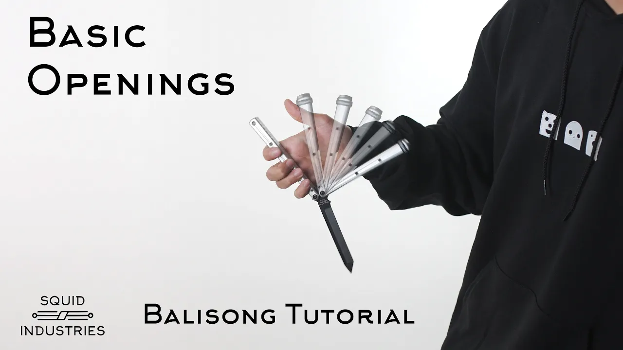 5 Basic Openings Everyone Should Learn! | Balisong/Butterfly Knife Tutorial