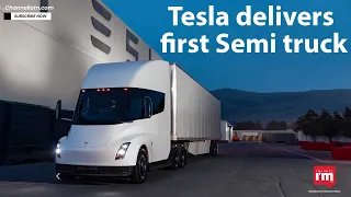 Elon Musk's Tesla delivered its first semi truck to PepsiCo