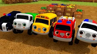 Wheels on the Bus - Baby Toddler Songs - Nursery Rhymes & Kids Songs