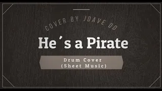 Pirates of the Caribbean - He´s a Pirate (Drum Cover with SHEET MUSIC)