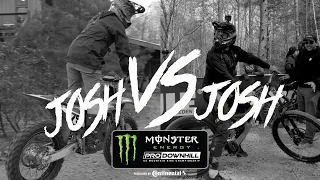 MTB vs Moto, Josh Hill vs Josh Hill at Monster Energy Pro Downhill Series