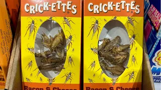 CRICKET SNACK: Watch T.A. Walker try one at the Bulk Candy Store