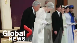 Japan emperor expresses heartfelt thanks to people as he abdicates throne