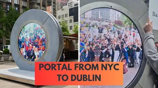 NYC Portal Connects People in Real-Time with Dublin! | NYC DESI एनवाईसी देसी