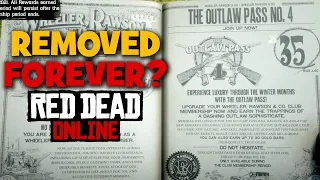 Rockstar Deleted Outlaw Passes from Red Dead Online?
