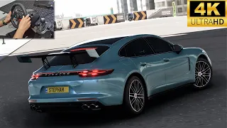 NEW MAP | PORSCHE PANAMERA TURBO 2017 | Forza Horizon 5 | Steering Wheel Gameplay