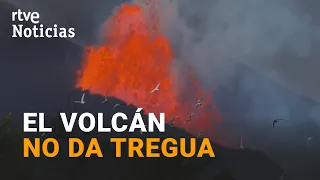 AUMENTA la intensidad de la erupción, con EXPLOSIONES y LAVA más fluida y rápida | RTVE