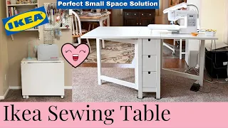 Best Sewing Table from Ikea | Using a Norden Gateleg Table as a Sewing Table
