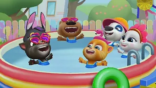 Pool Party in My Talking Tom Friends New Spring update Gameplay Android ios