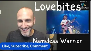 Lovebites-  Nameless Warrior Live. First time reaction