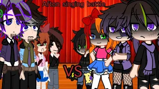 Afton singing battle ~Main AU~ Aftons VS Stereotype Aftons