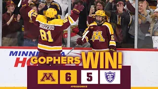 Highlights: #2 Gopher Men's Hockey Tops St. Thomas at the X
