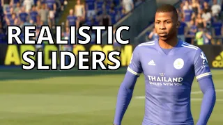 FIFA 21 Realistic Sliders Harder Ultimate Difficulty Sliders For All Matches