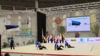 Estonia, country presentation at the 2015 Aerobics Europeans